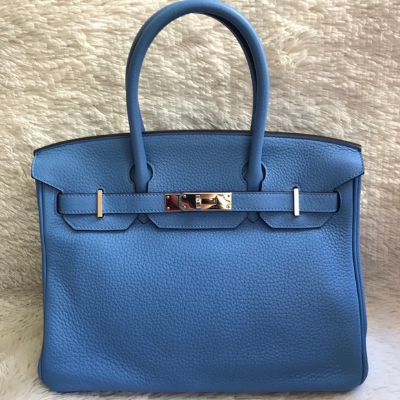 birkin 30 blue